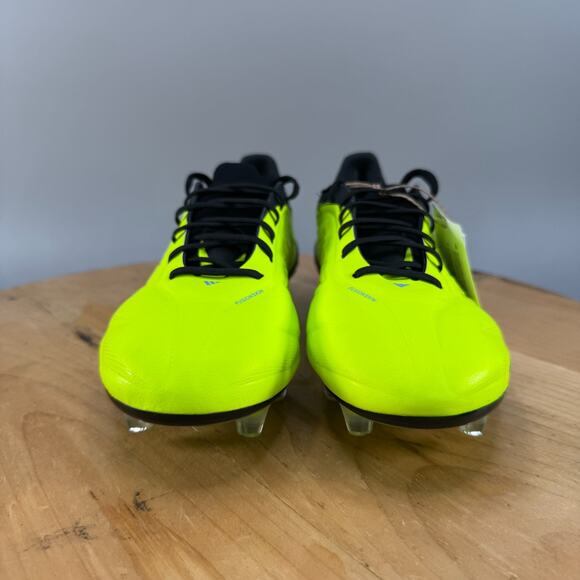 Mens 7 / Womens 8 - Adidas Copa Pure III Elite FG Soccer Cleats Lucid Lemon - Picture 2 of 9